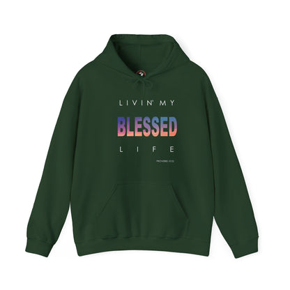 Living My Blessed Life Unisex Heavy Blend™ Hooded Sweatshirt