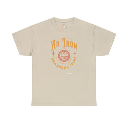 As Iron Sharpens Iron Unisex Heavy Cotton Tee