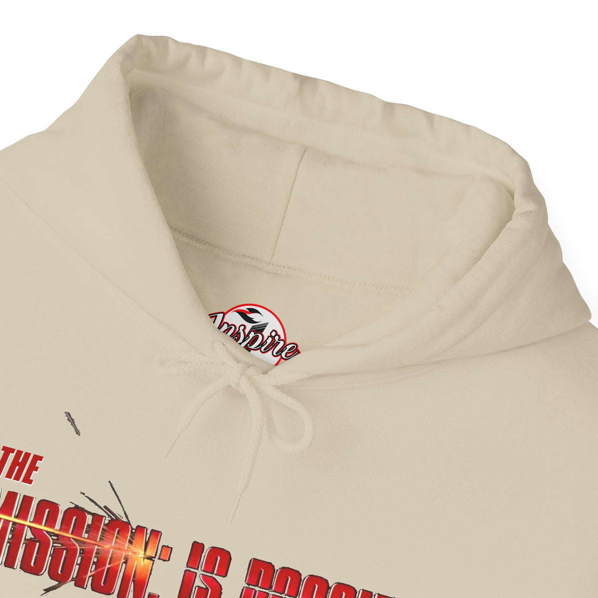 "The Mission is Possible" Motivational Pullover Hoodie