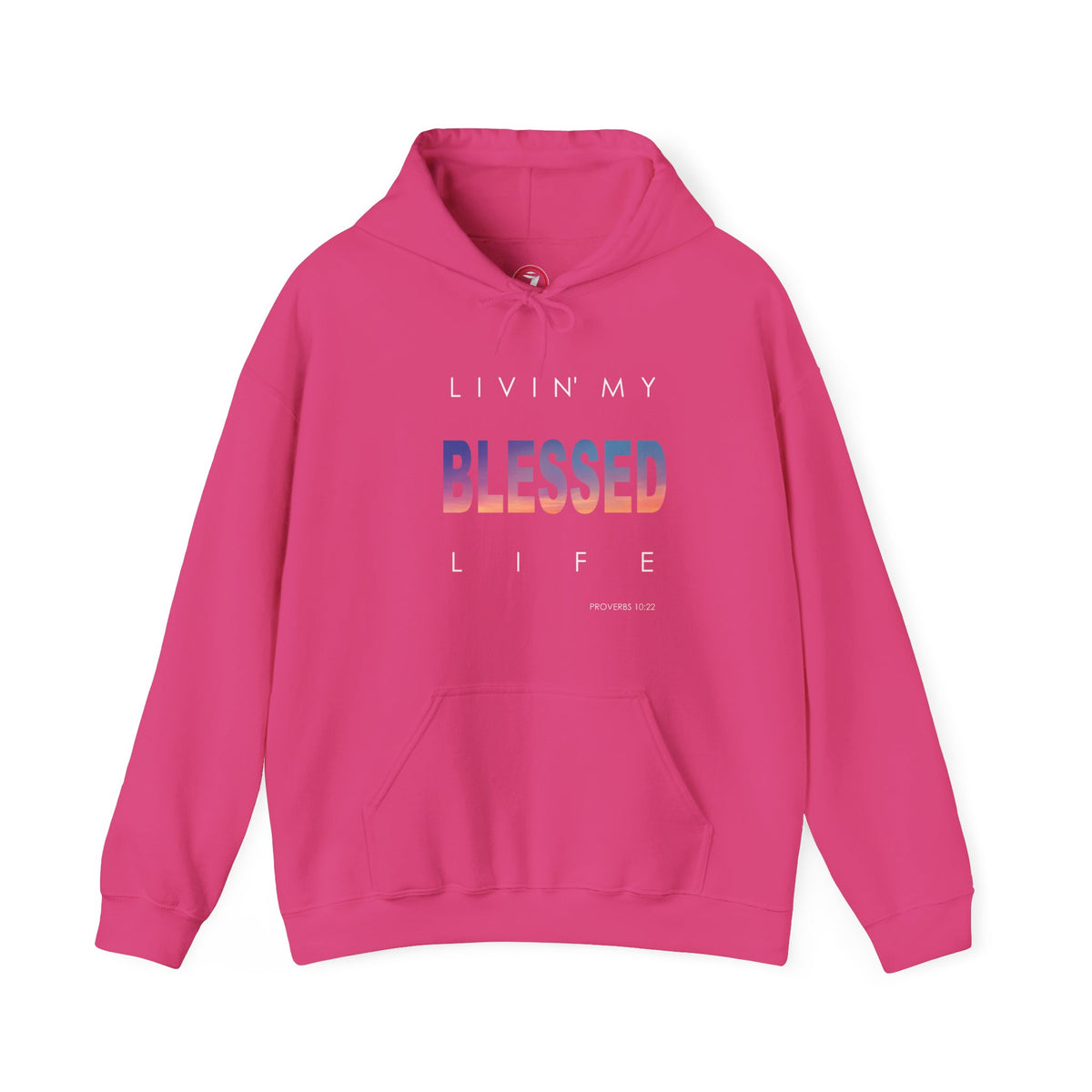 Living My Blessed Life Unisex Heavy Blend™ Hooded Sweatshirt