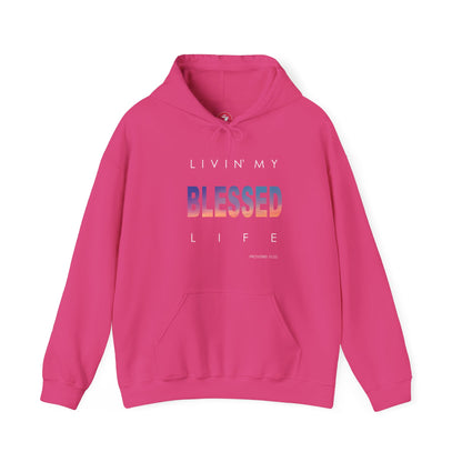 Living My Blessed Life Unisex Heavy Blend™ Hooded Sweatshirt