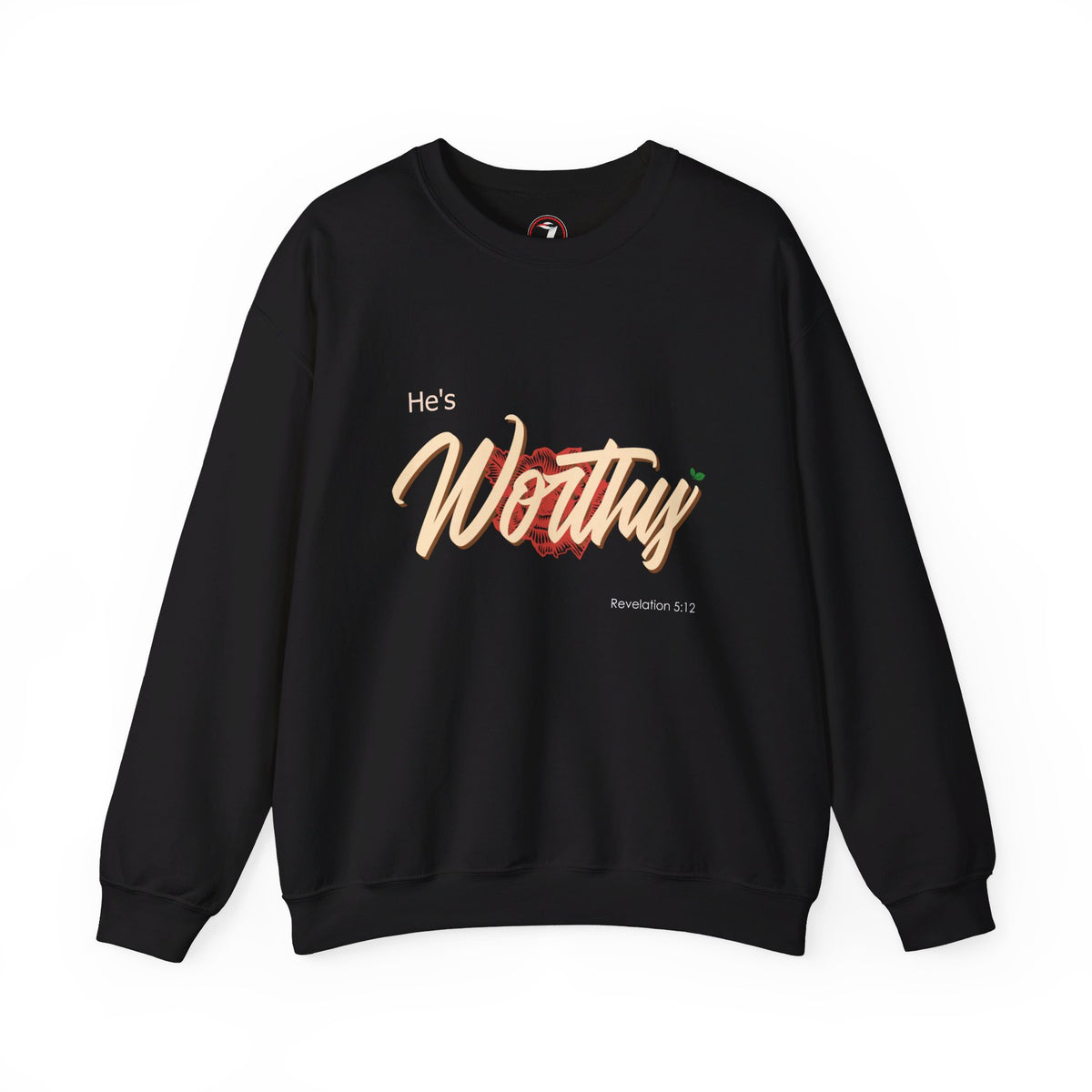 He's Worthy Unisex Heavy Blend™ Crewneck Sweatshirt