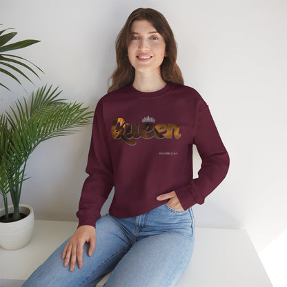 "Queen" Women's Inspirational Pullover Sweatshirt