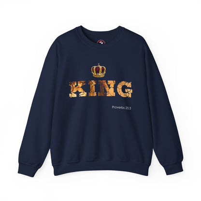 I Am King Unisex Heavy Blend™ Crewneck Sweatshirt