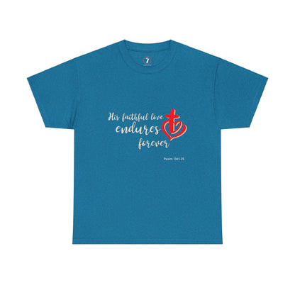 His Faithful Love Unisex Heavy Cotton Tee