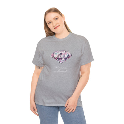 "No Pressure, No Diamond" Women's Inspirational Graphic T-Shirt