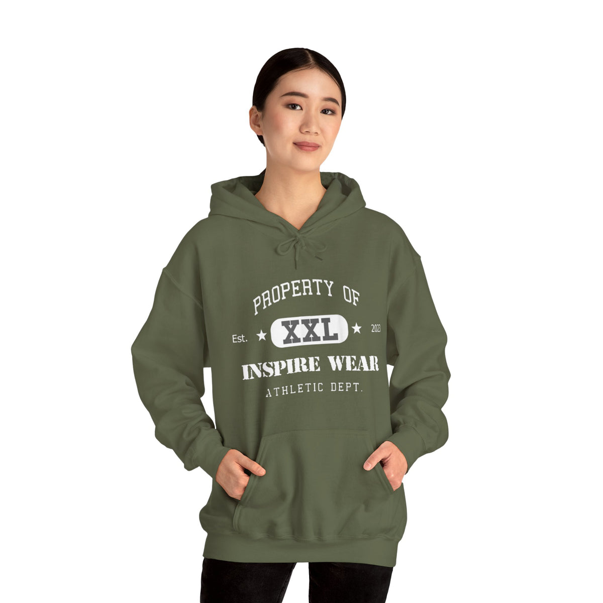 Inspire Wear Athletic Unisex Heavy Blend™ Hooded Sweatshirt