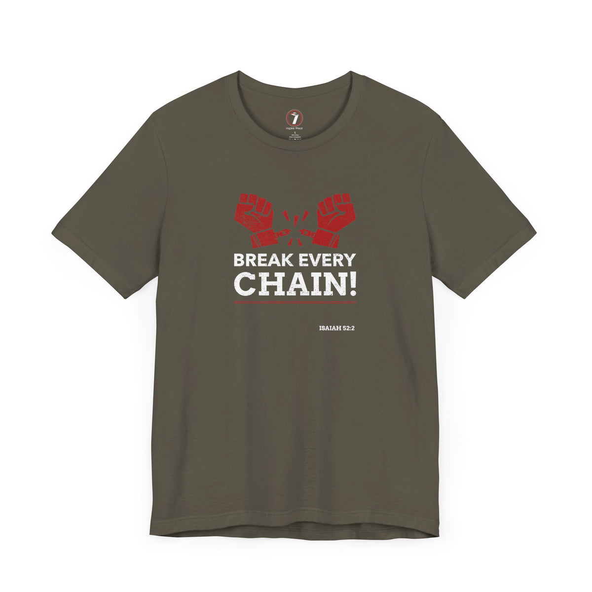 Break Every Chain Unisex Jersey Short Sleeve Tee