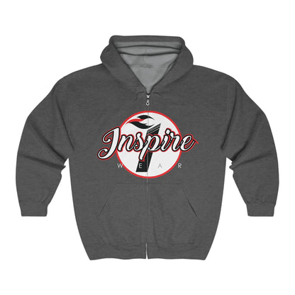 Inspire Wear Sports Unisex Heavy Blend™ Full Zip Hooded Sweatshirt