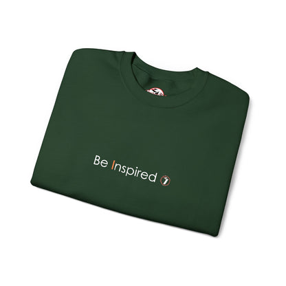 "Be Inspired" Embroidered Crewneck Sweatshirt