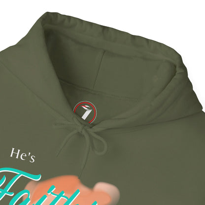 He's Faithful Unisex Heavy Blend™ Hooded Sweatshirt
