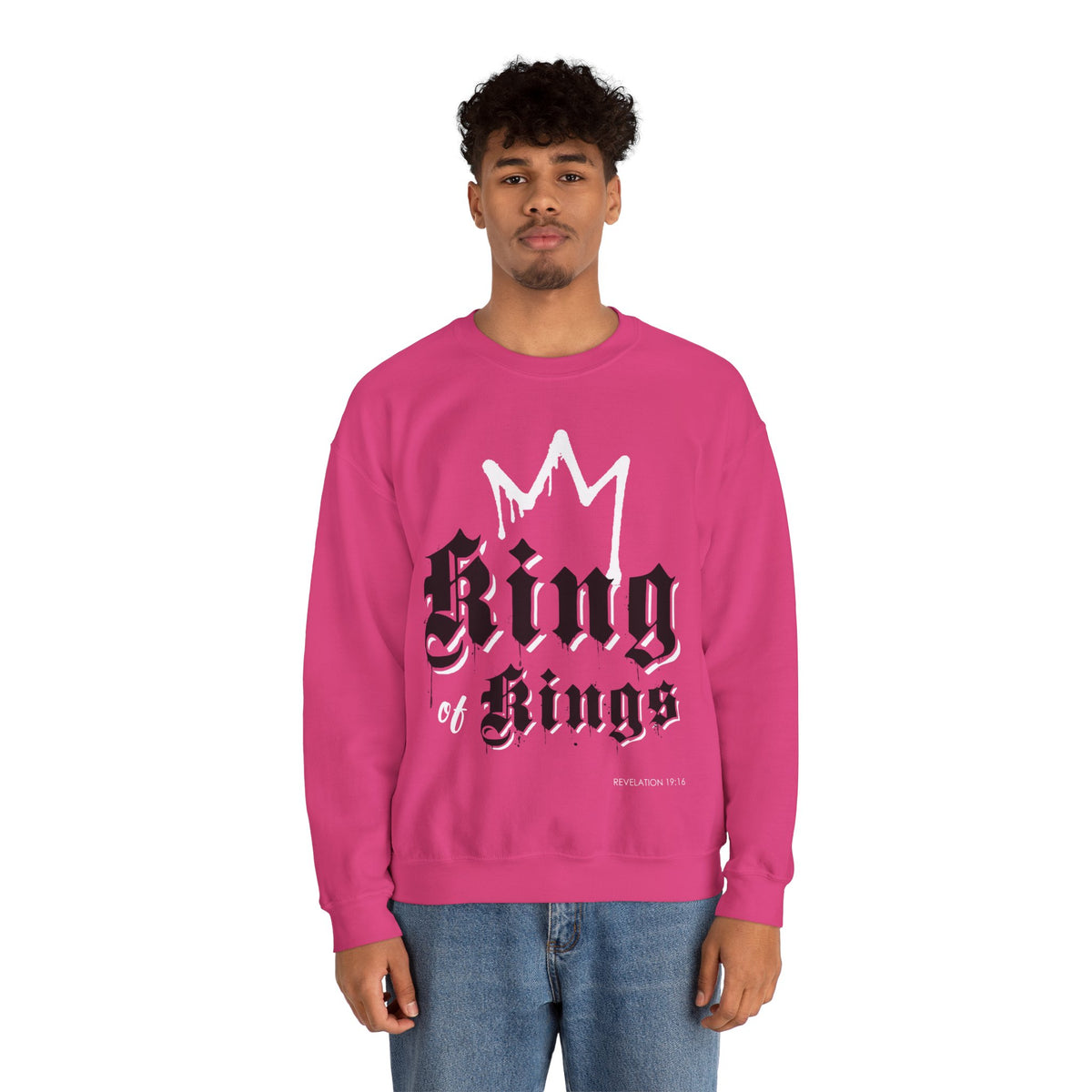 "King of Kings" Inspirational Crewneck Sweatshirt