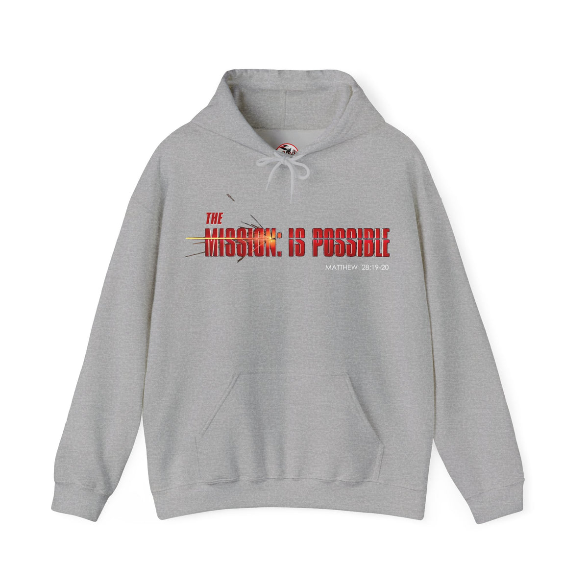 "The Mission is Possible" Motivational Pullover Hoodie