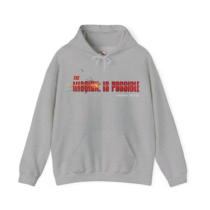 "The Mission is Possible" Motivational Pullover Hoodie