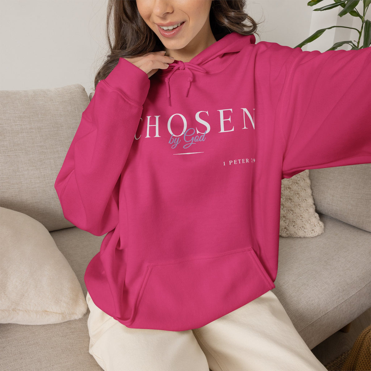 "Chosen by God" Affirnation Pullover Hoodie
