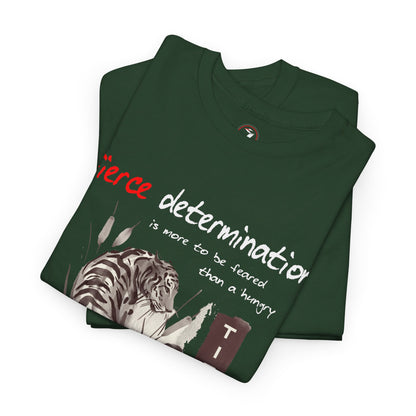 Fierce Determination Unisex Heavy Cotton Tee