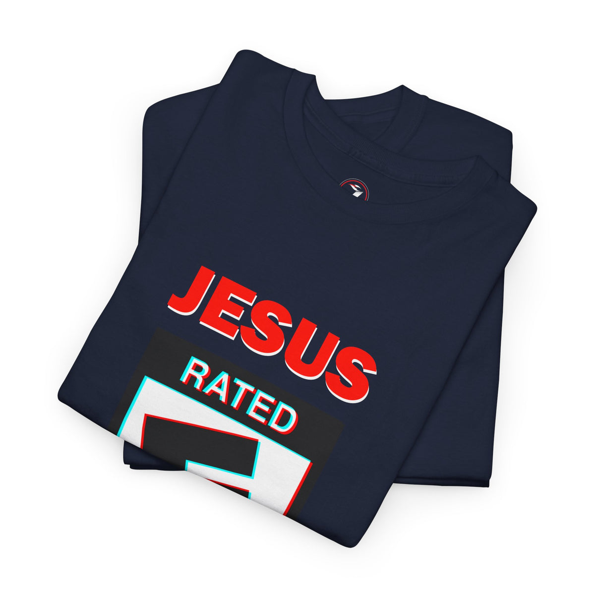 Jesus Rated E Unisex Heavy Cotton Tee Christian T-Shirt