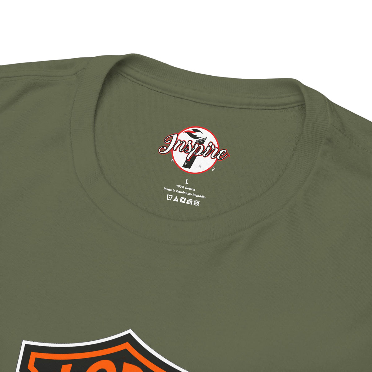 "Jesus Christ Lord and Savior" Motivational Crewneck Graphic T‑Shirt