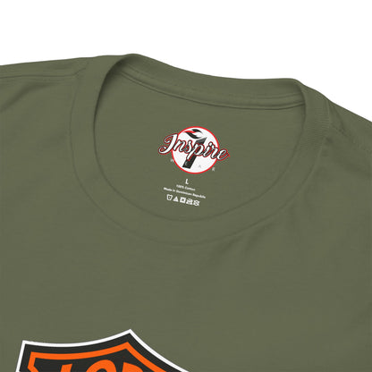 "Jesus Christ Lord and Savior" Motivational Crewneck Graphic T‑Shirt