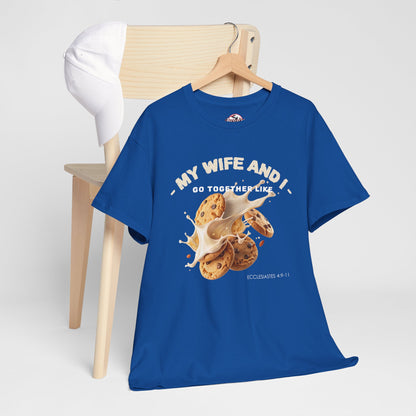 My Wife and I Go Together Like Cookies & Milk Men's Graphic Tee