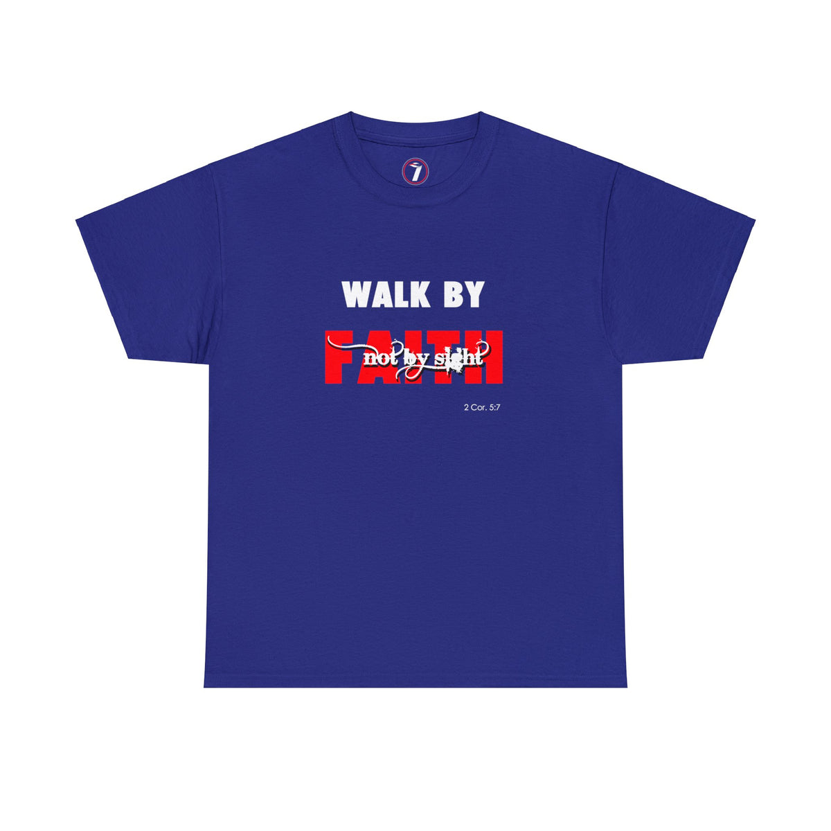 Walk by Faith Unisex Heavy Cotton Tee