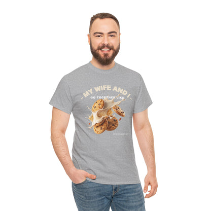 My Wife and I Go Together Like Cookies & Milk Men's Graphic Tee