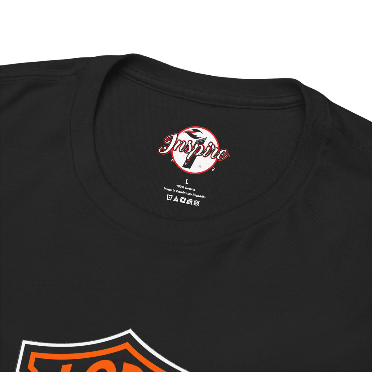 "Jesus Christ Lord and Savior" Motivational Crewneck Graphic T‑Shirt