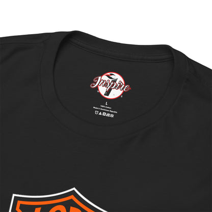"Jesus Christ Lord and Savior" Motivational Crewneck Graphic T‑Shirt