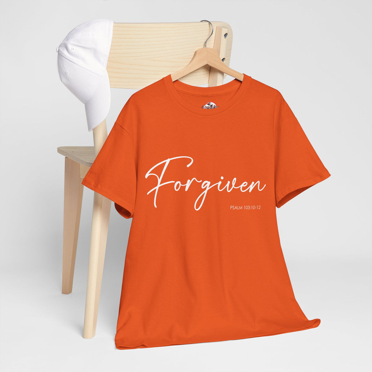 "Forgiven" Womens Christian Faith T-Shirt
