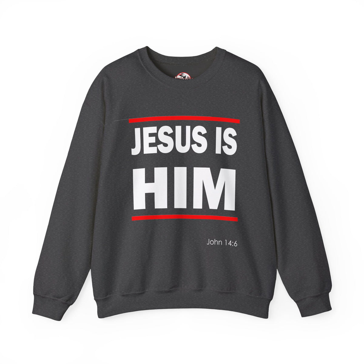 "Jesus Is Him" Inspirational Crewneck Sweatshirt