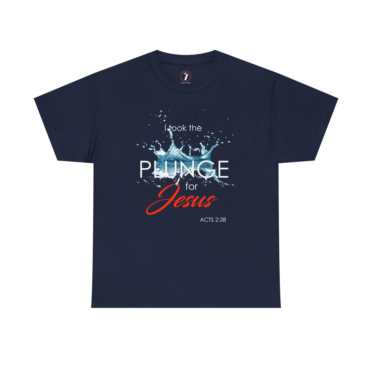 Plunge for Jesus Unisex Heavy Cotton Tee - Faith-Inspired Graphic Shirt