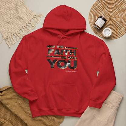 "May the Faith Be With You" Inspirational Pullover Hoodie
