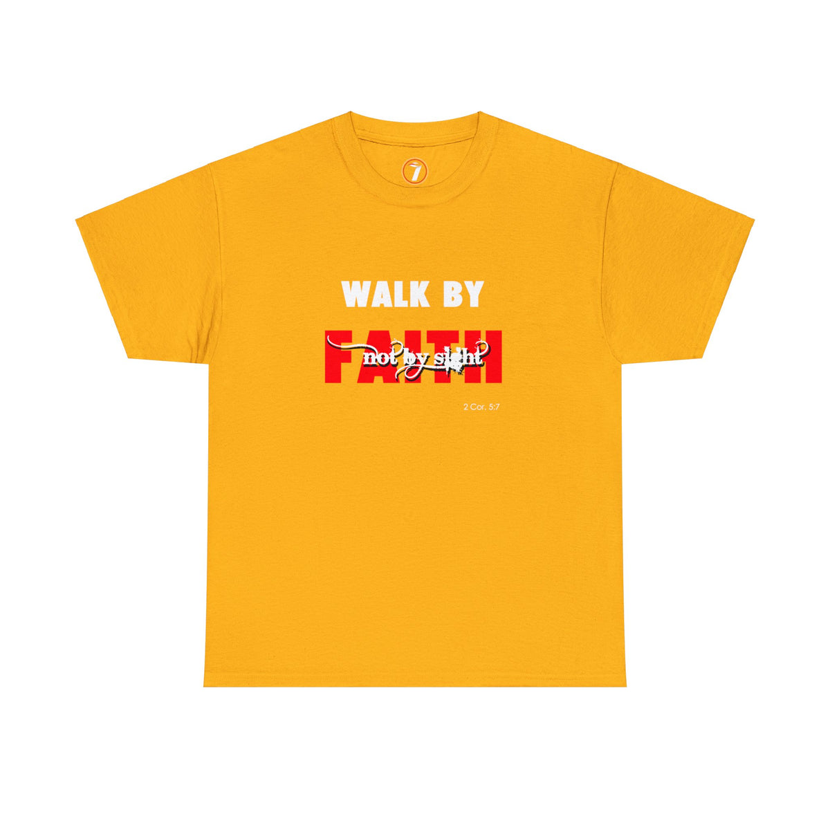 Walk by Faith Unisex Heavy Cotton Tee