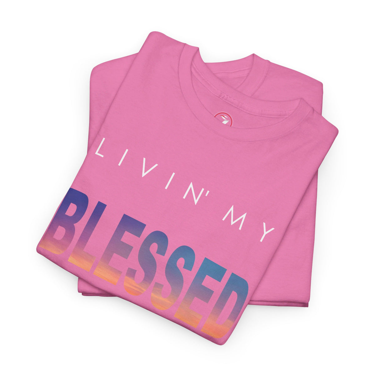 Livin' My Blessed Life Unisex Heavy Cotton Tee