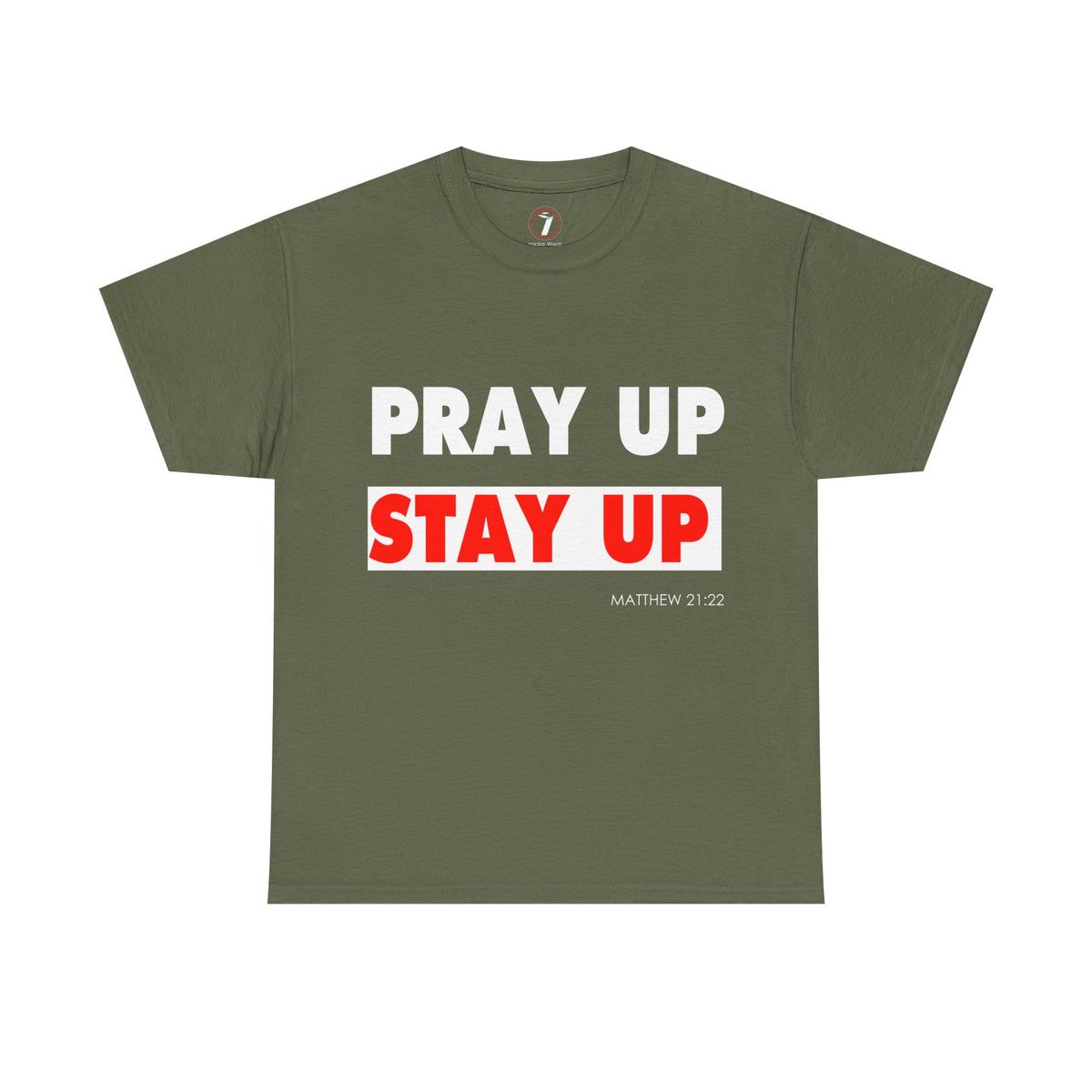 Pray up Stay up Unisex Heavy Cotton Tee