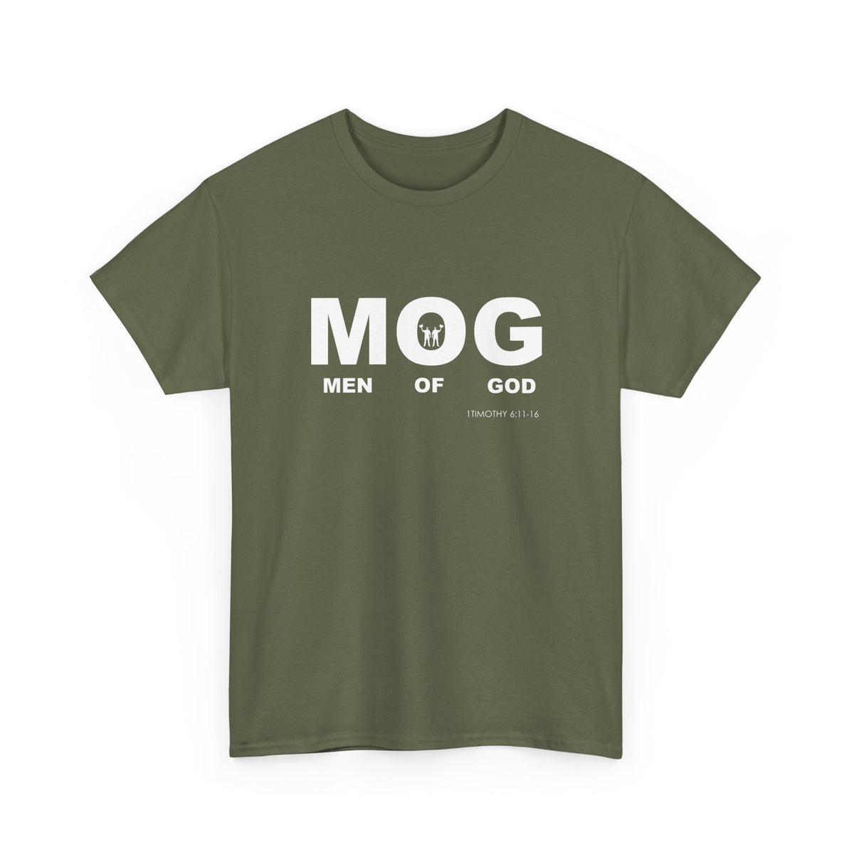 "MOG" Men of God Faith Based Graphic T-Shirt - Unisex Heavy Cotton Tee