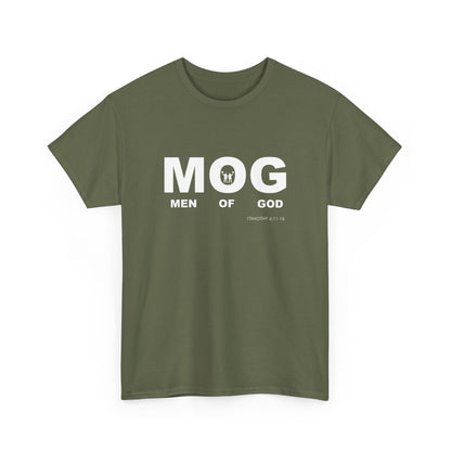 "MOG" Men of God Faith Based Graphic T-Shirt - Unisex Heavy Cotton Tee