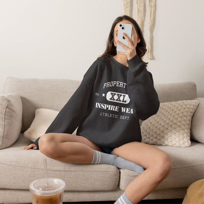 "Property of Inspire Wear" Athletic Crewneck Sweatshirt
