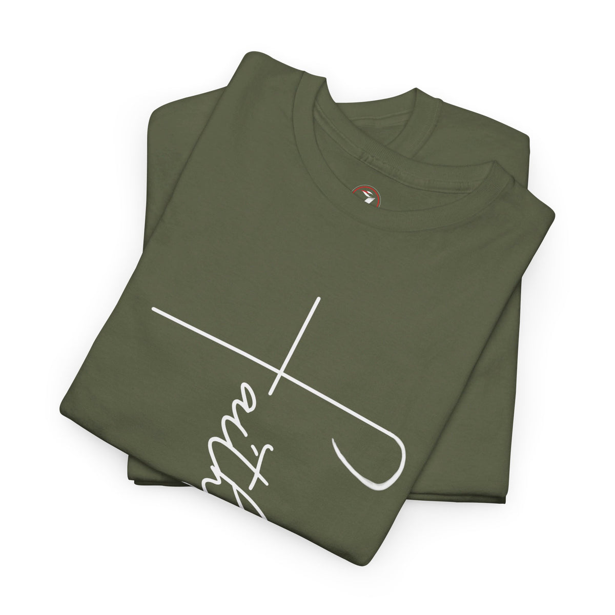 Faithful Fancy Script Unisex Heavy Cotton Tee