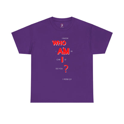 Who Am I ? Unisex Heavy Cotton Tee