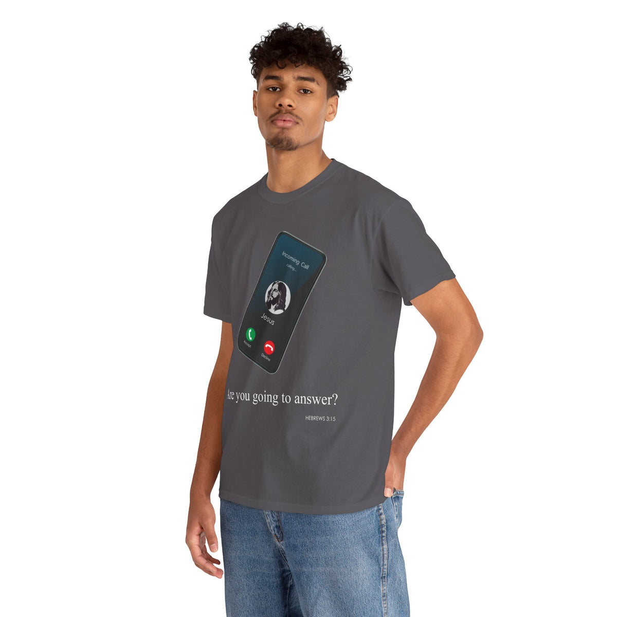 "Are You Going to Answer?" Inspirational Graphic Tee