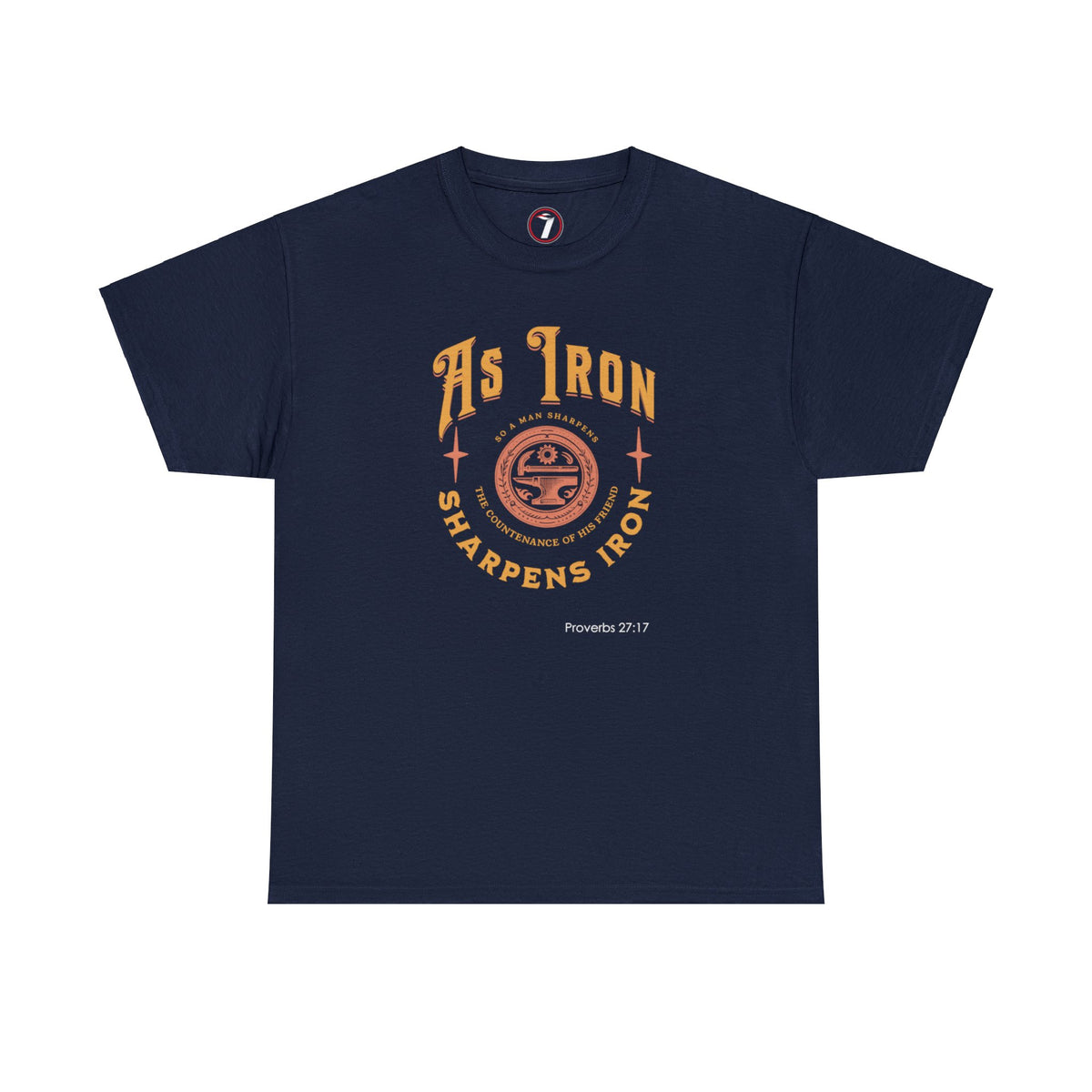 As Iron Sharpens Iron Unisex Heavy Cotton Tee