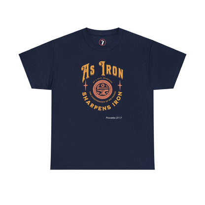As Iron Sharpens Iron Unisex Heavy Cotton Tee