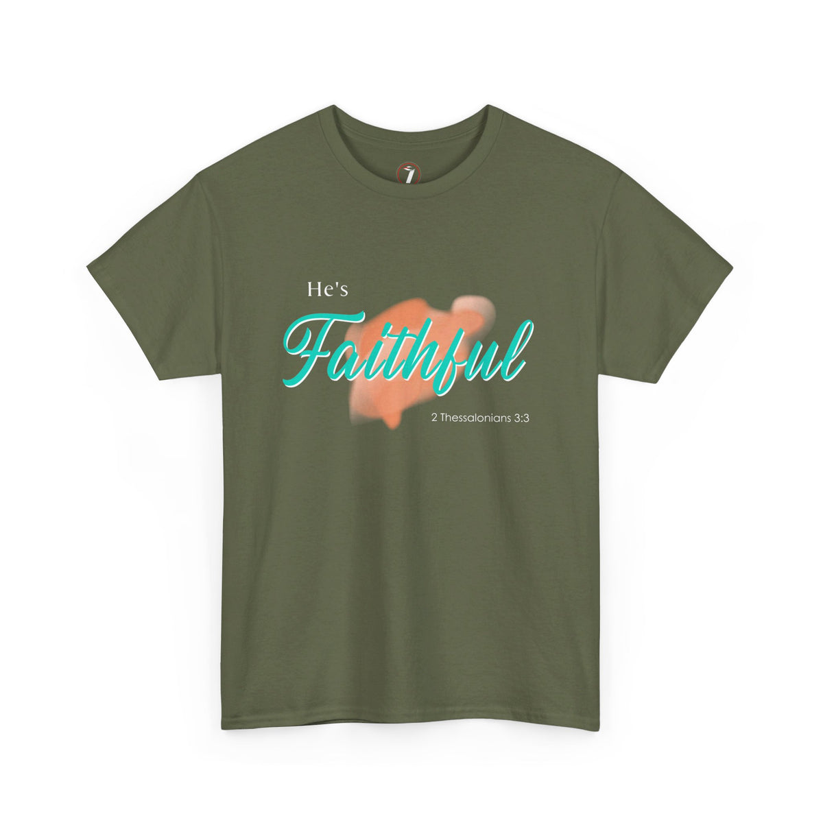 He's Faithful Unisex Heavy Cotton Tee