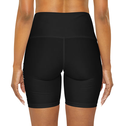 Inspire Wear High Waisted Yoga Shorts (AOP)