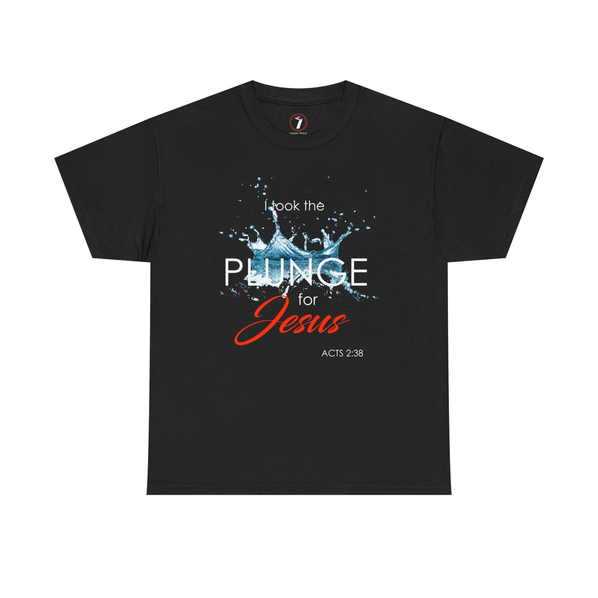 Plunge for Jesus Unisex Heavy Cotton Tee - Faith-Inspired Graphic Shirt