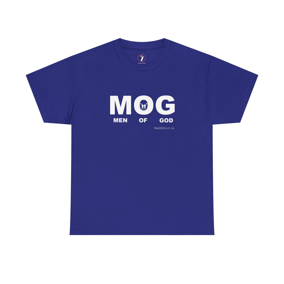 "MOG" Men of God Faith Based Graphic T-Shirt - Unisex Heavy Cotton Tee