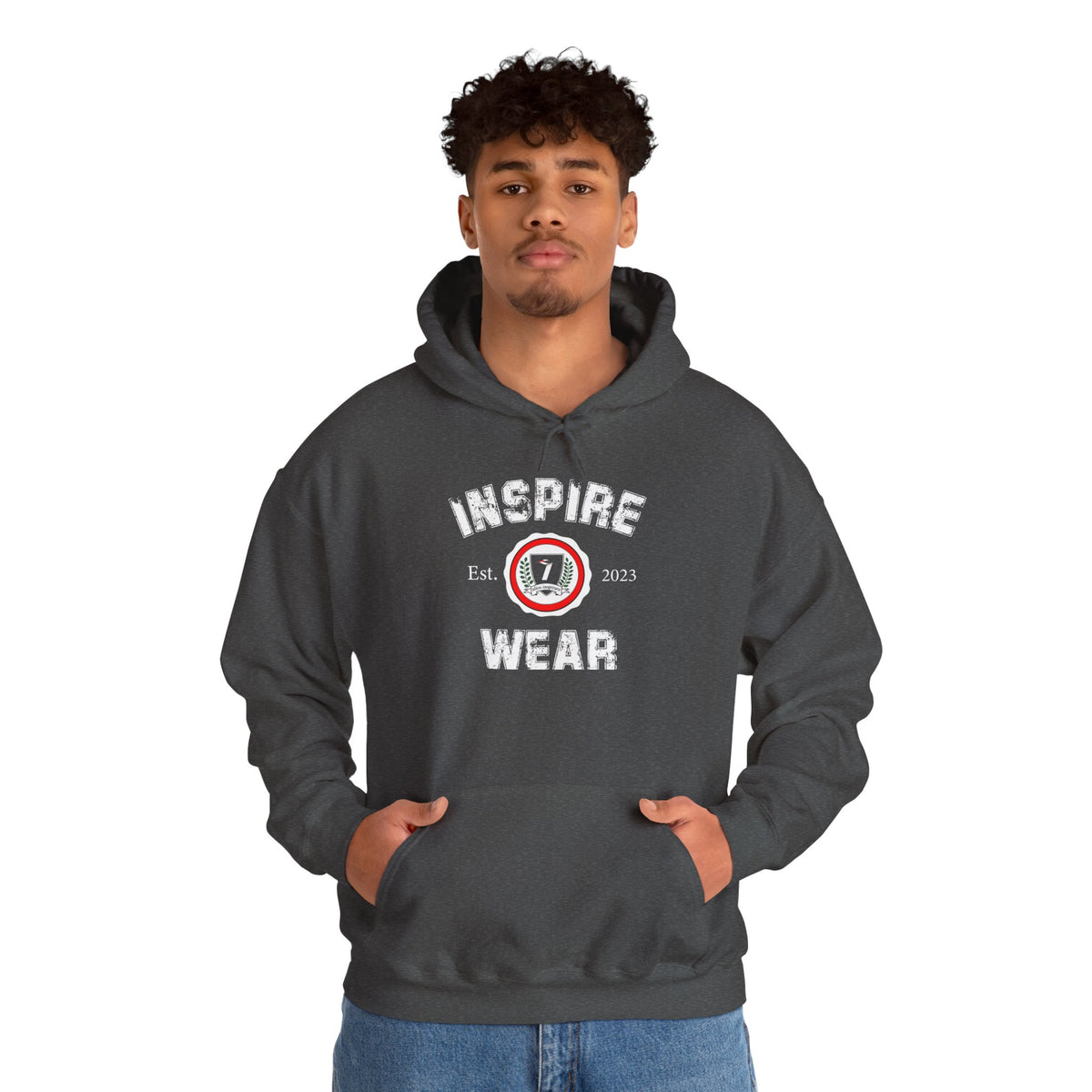 Inspire Wear Athletic Logo Hooded Sweatshirt