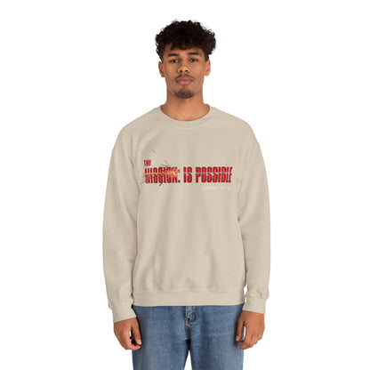 "The Mission is Possible" Motivational Crewneck Sweatshirt