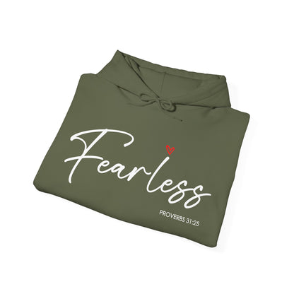 "Fearless" Inspirational Pullover Hoodie